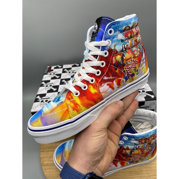 Vans Shoes One Piece SK8-Hi Skate Sneakers Punk Hazard Anime Mens 6 Womens 7.5 - Picture 10 of 16